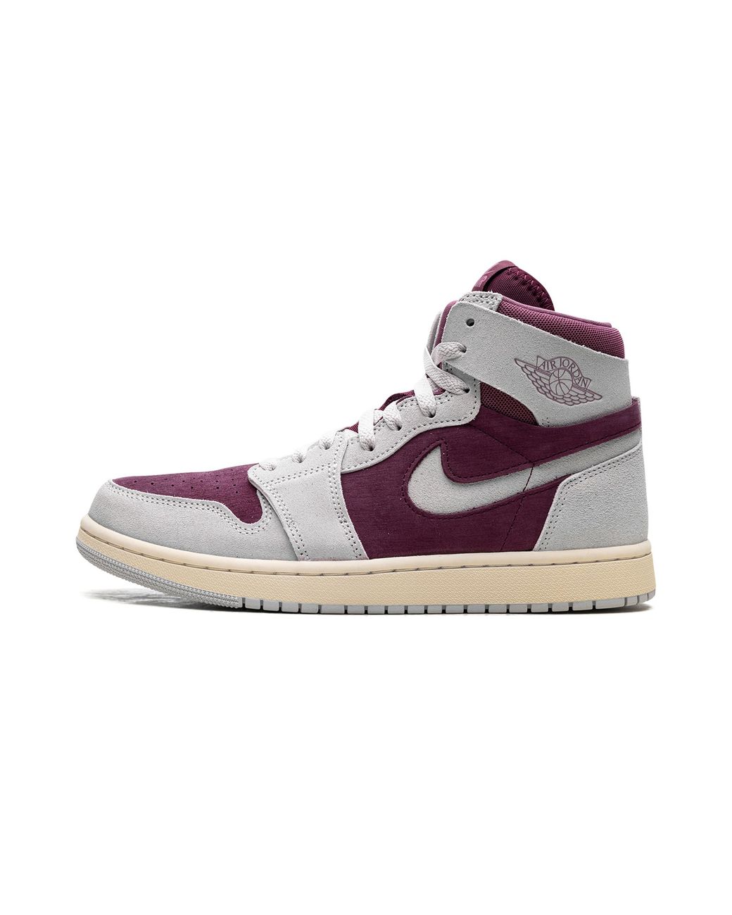 Nike Gray Air 1 Mid "Bordeaux" Dv1305 600"