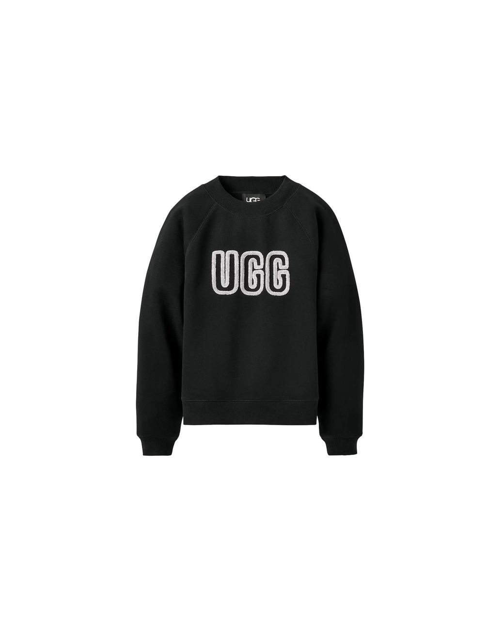Ugg Black Logo Crewneck Sweatshirt 1171477 Blk"