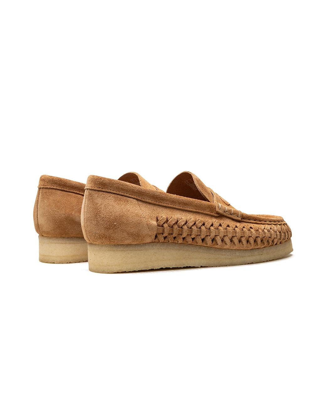 Clarks Black Wallabee Loafer Weave "Tan Suede" 26180623"
