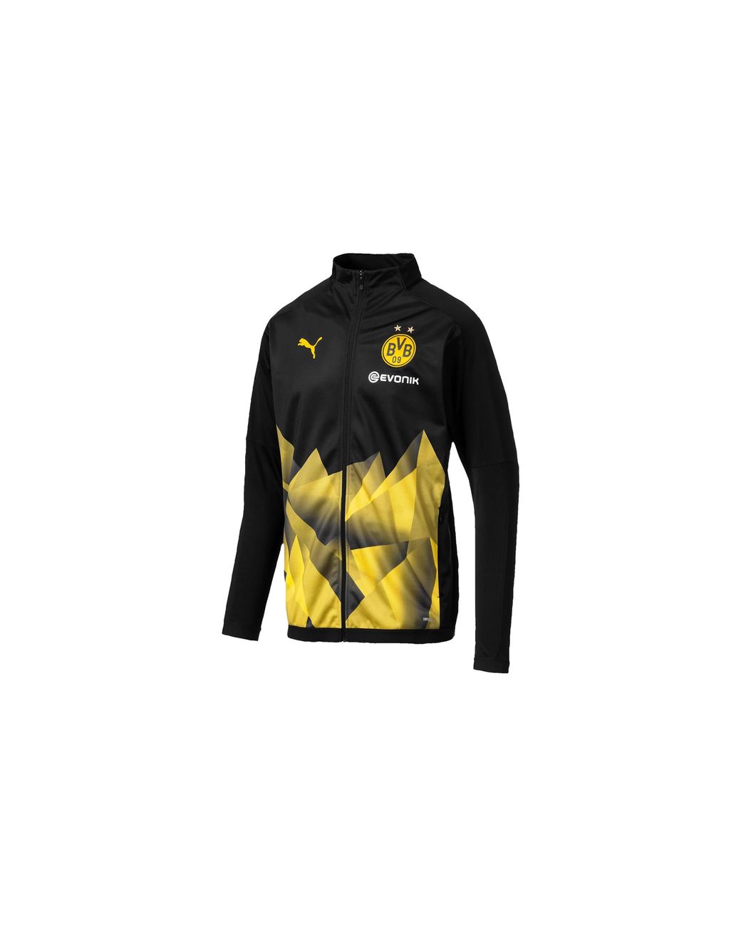 PUMA Black Bvb Borussia Dortmund Int'L Stadium Jacket With Evonik 755761 02" for men