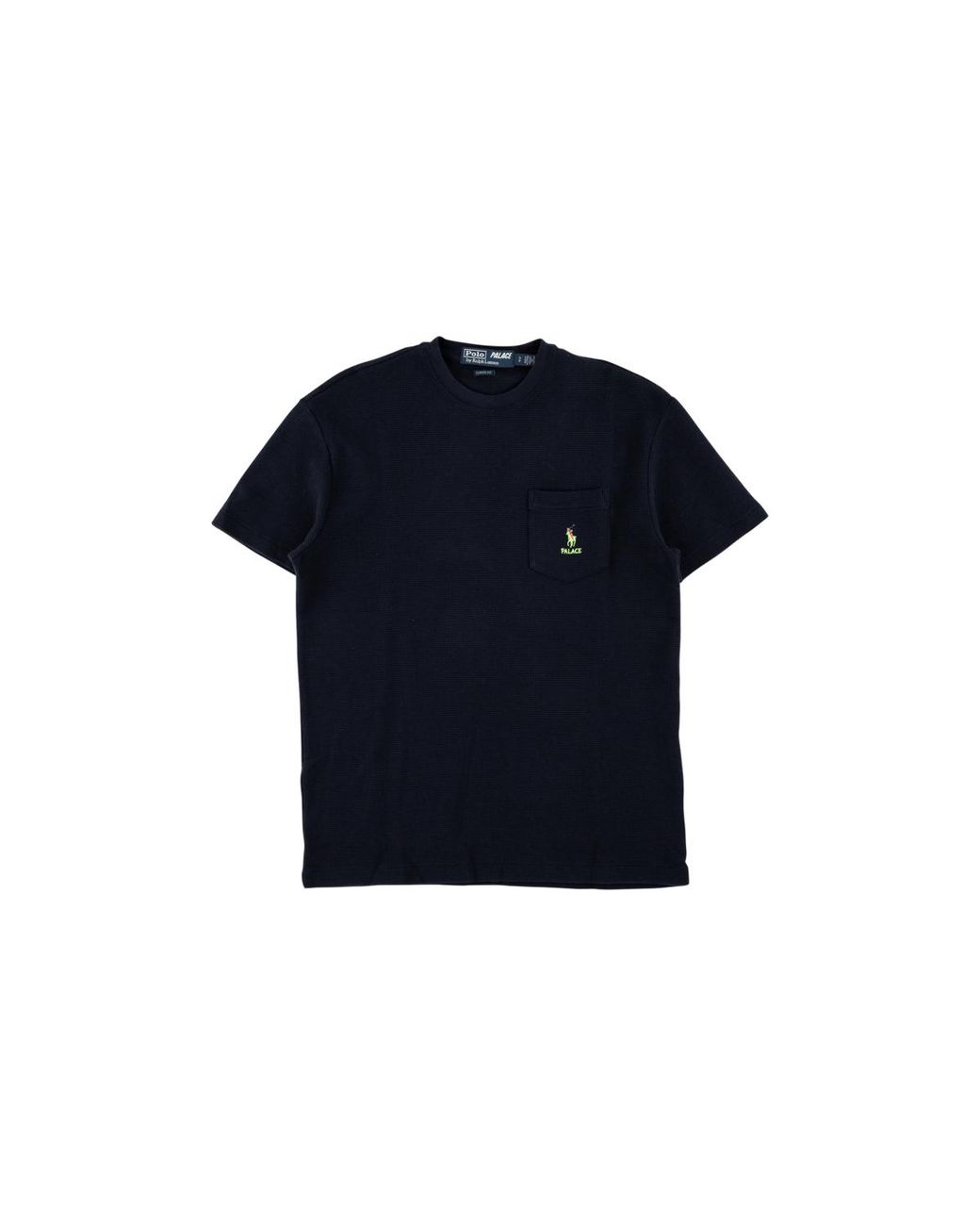 Palace Blue Waffle Pocket T-Shirt "Ralph Lauren X 710420692003" for men