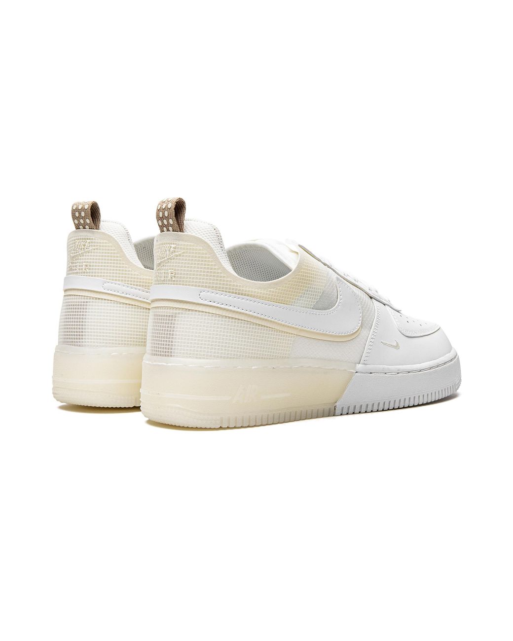 Nike Black Air Force 1 React "Coconut Milk" Dh7615 100" for men