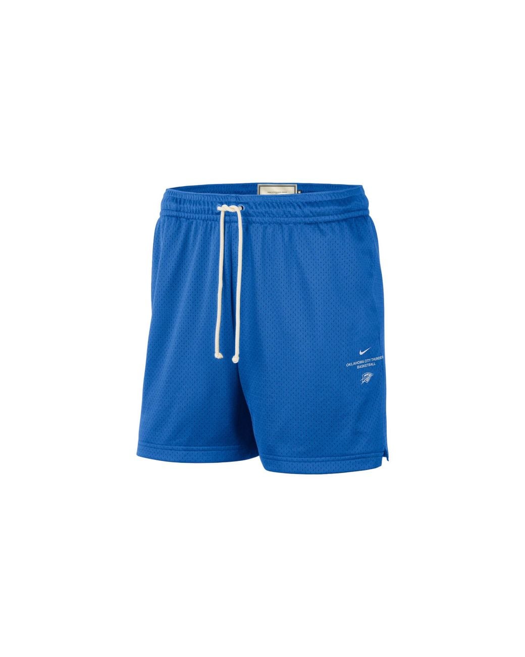 Nike Blue Standard Issue 5" Mesh Basketball Shorts "Oklahoma City Thunder" Iq2557 403" for men