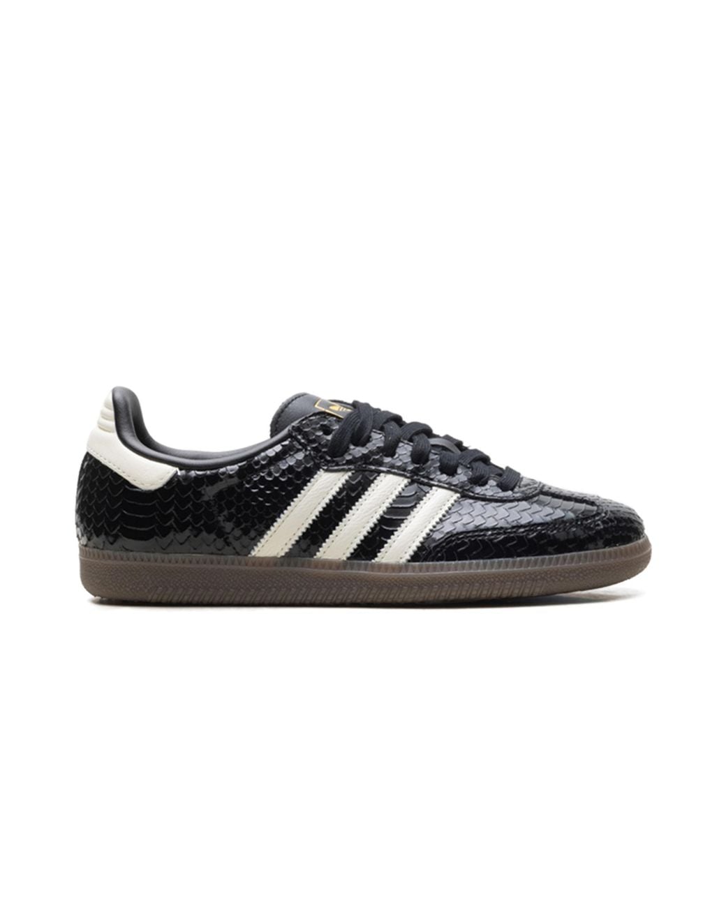 Adidas Black Samba Og Wnns "Patent Snakeskin Off" Ih9015"