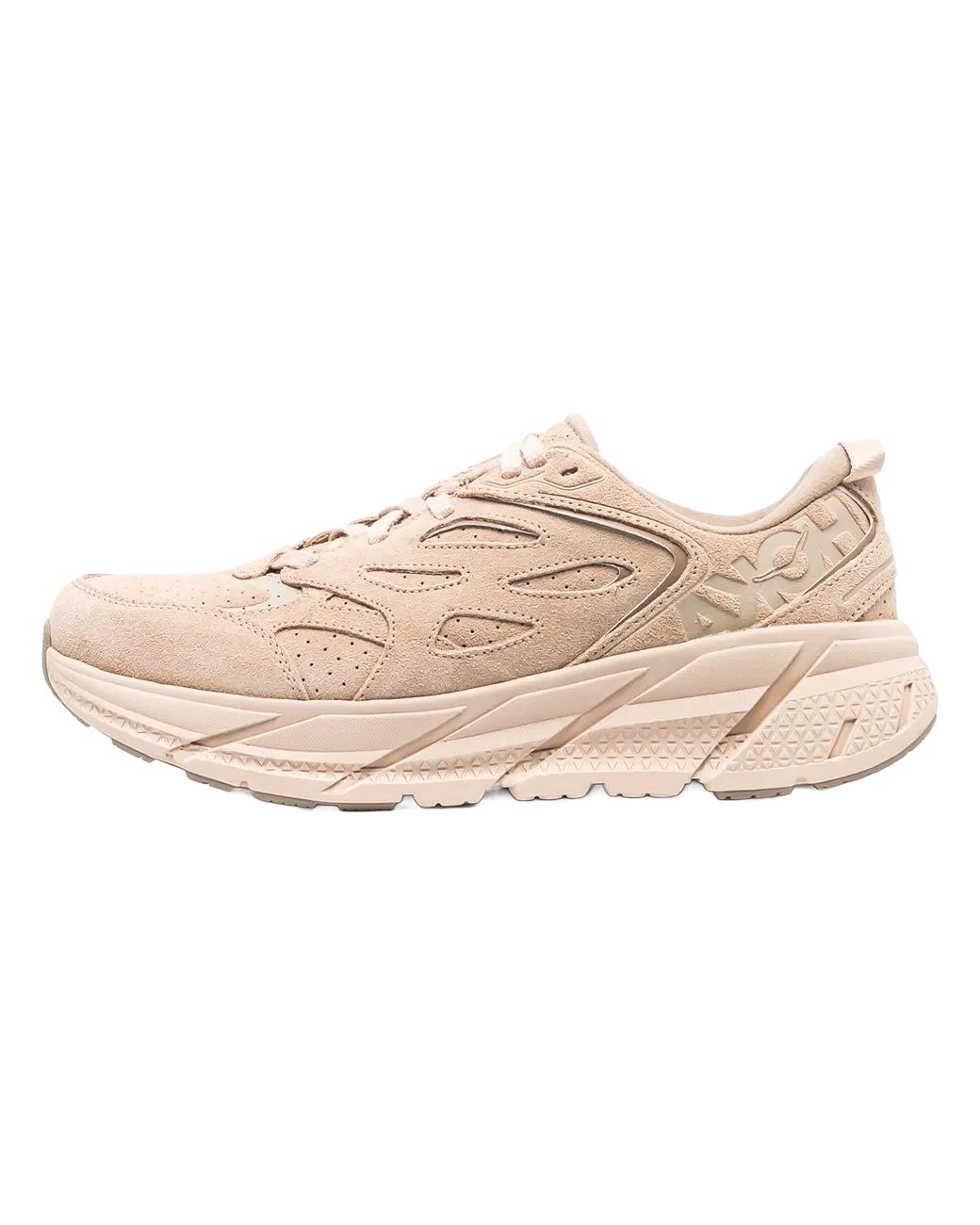 Hoka One One Black Clifton L Suede "Shifting Sand Dun" 1122571 Ssdd" for men