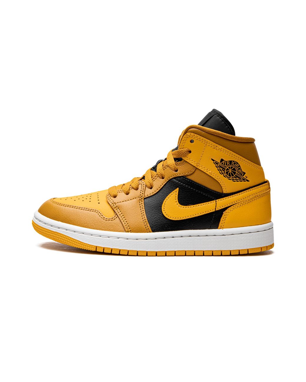 Nike Yellow Air 1 Mid "Chutney" Bq6472 700"