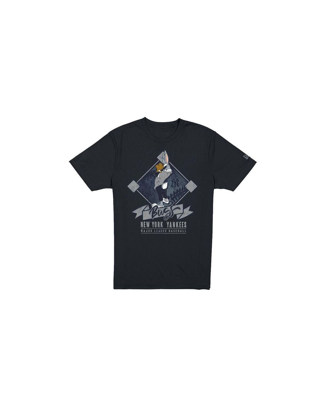 KTZ Black Looney Tunes New York Yankees T-Shirt "Bugs Bunny" Ne1239" for men