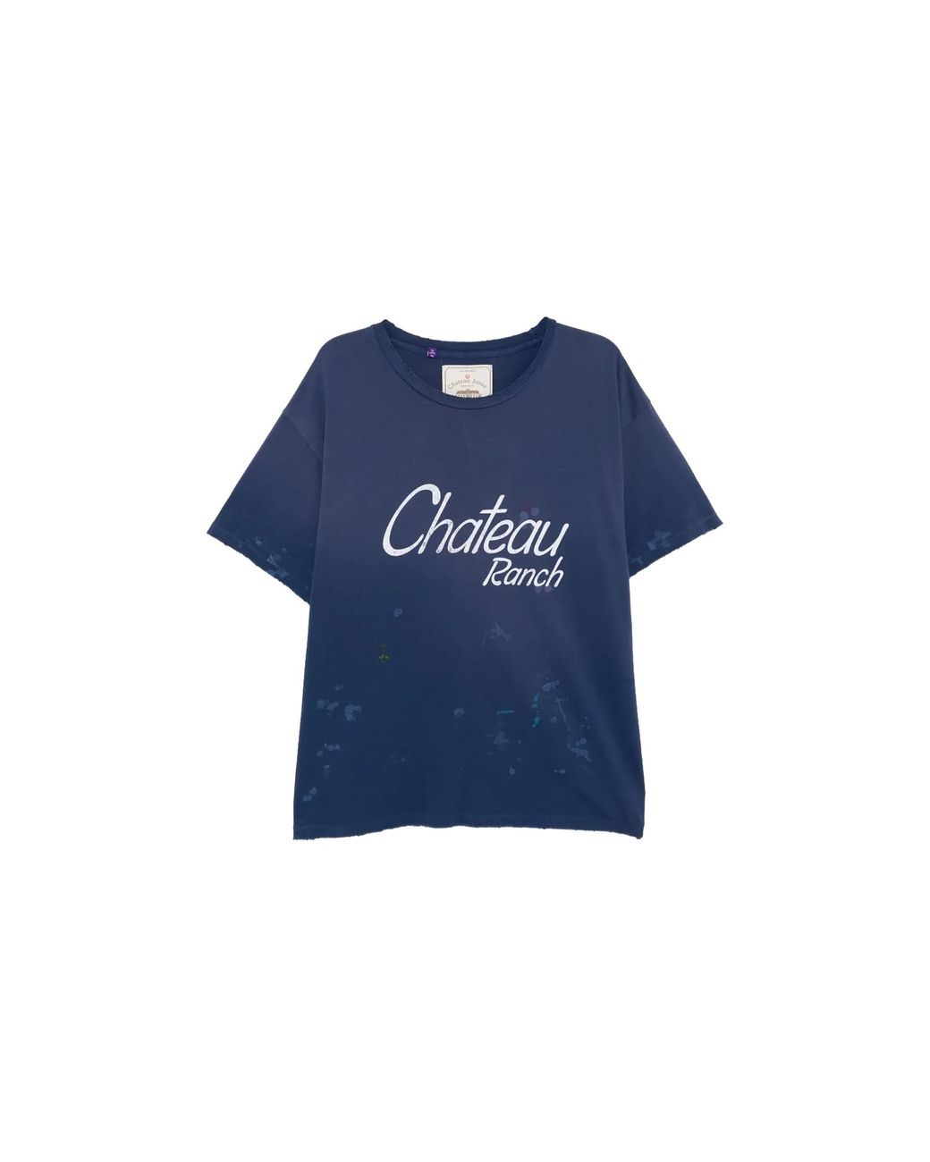 GALLERY DEPT. Blue Chateau Ranch Logo T-Shirt & Gd263" for men