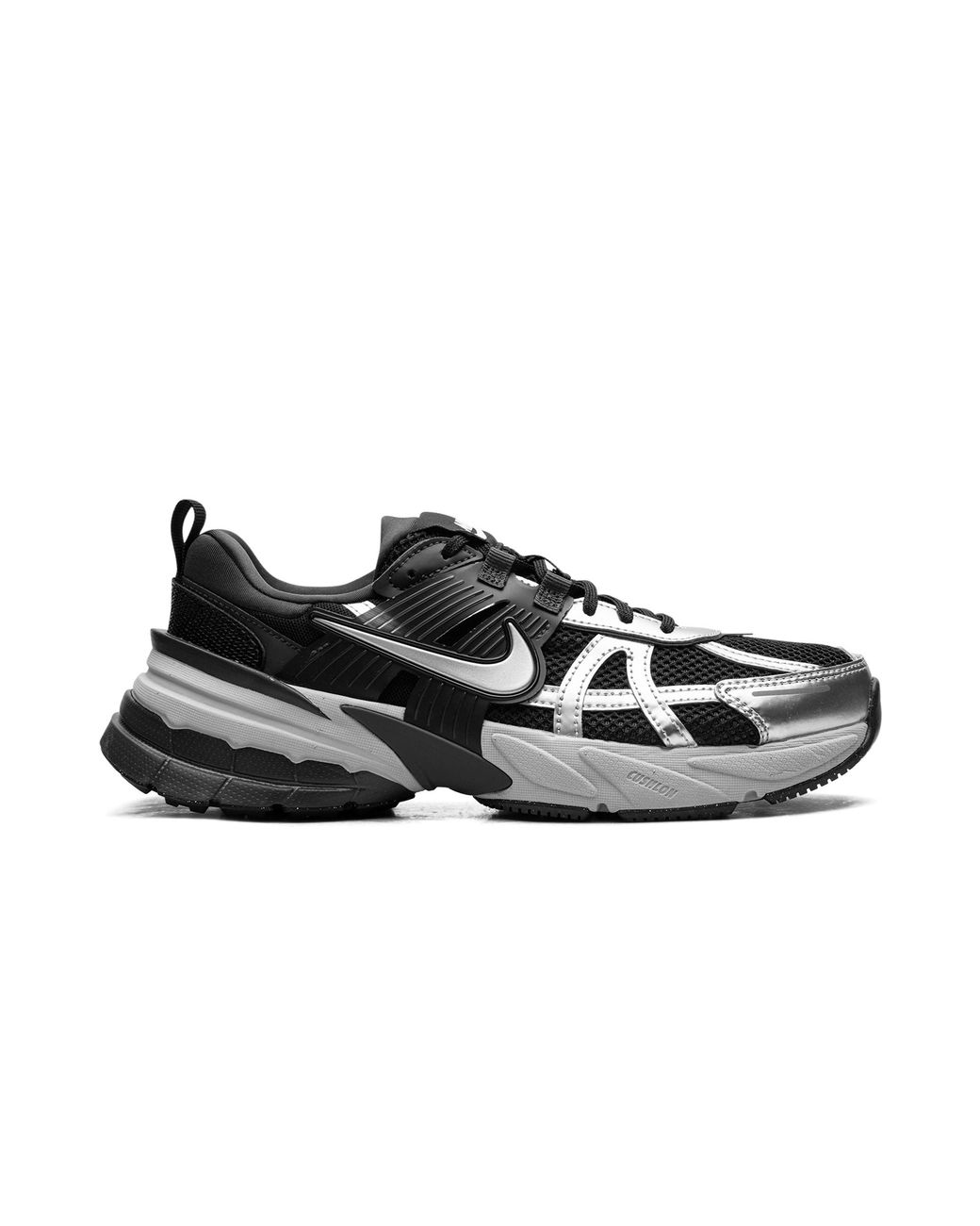 Nike Black V2K Run Metallic" Fd0736 005"