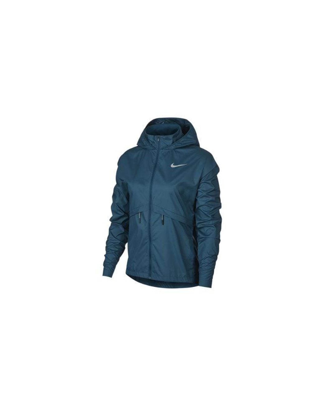 Nike essential running jacket blue sale