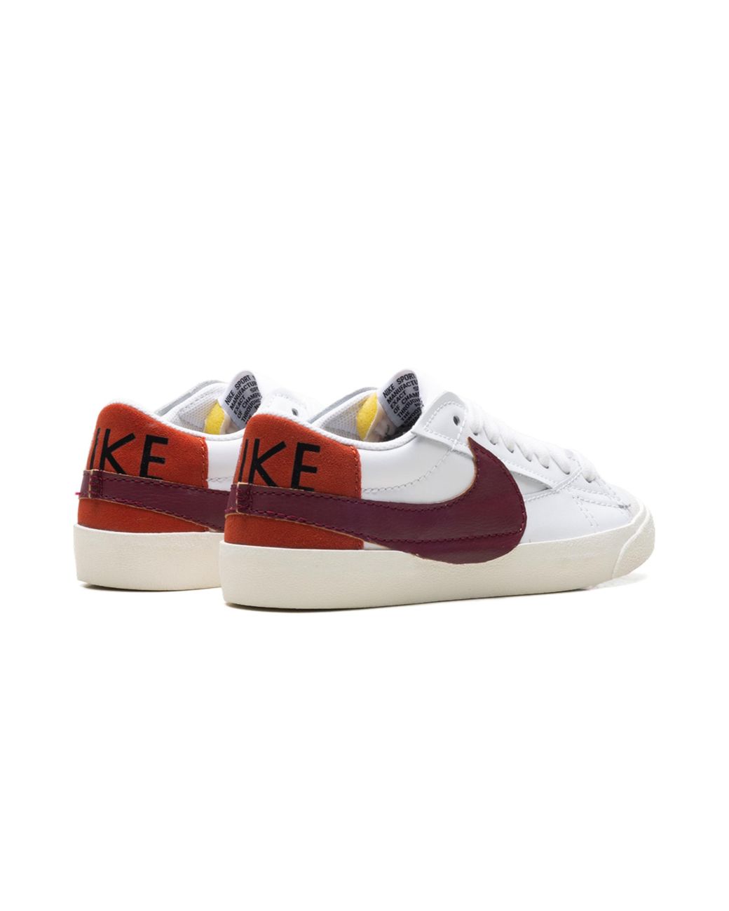 Nike Black Blazer Low 77 Jumbo "Dark Beetroot Cinnabar" Dq1470 104"