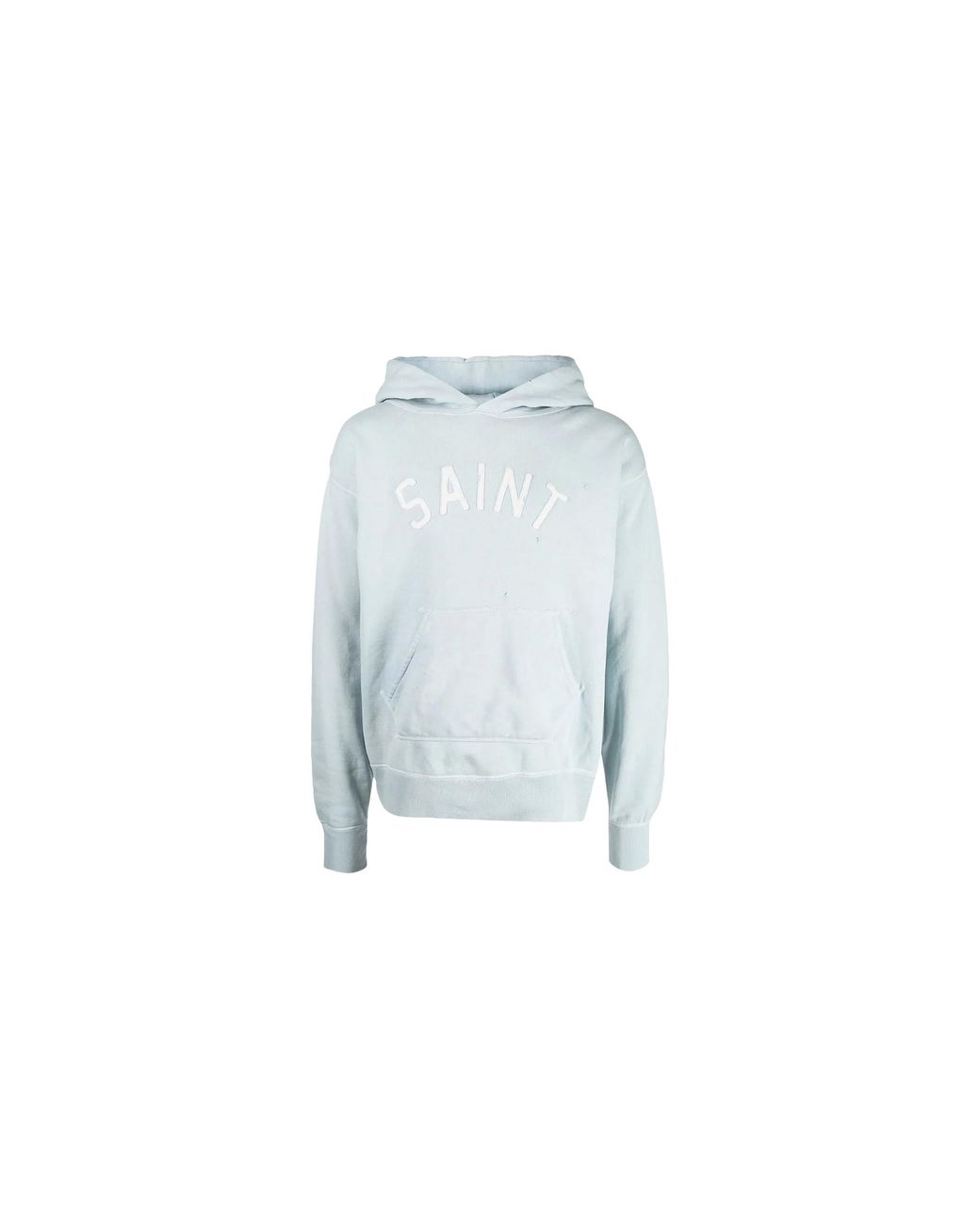 SAINT Mxxxxxx Black Felt Hoodie "Vintage" Sm A22 0000 022" for men