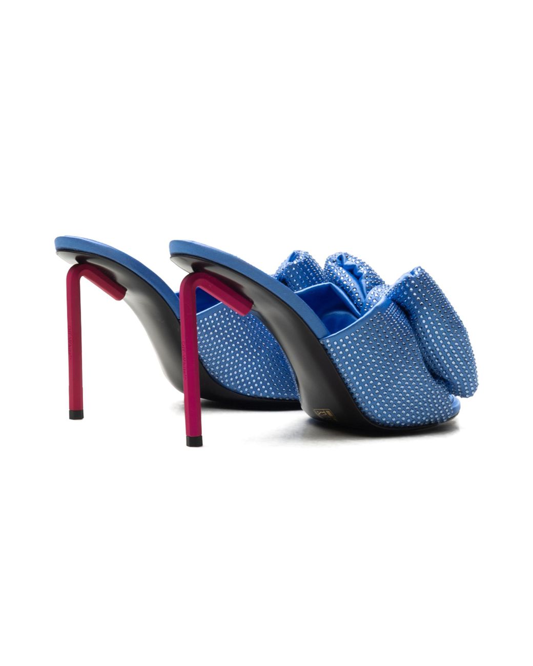 Off-White c/o Virgil Abloh Blue Strass Bow Pop Allen Mule Fuchsia" Owij015F22Fab0024532"