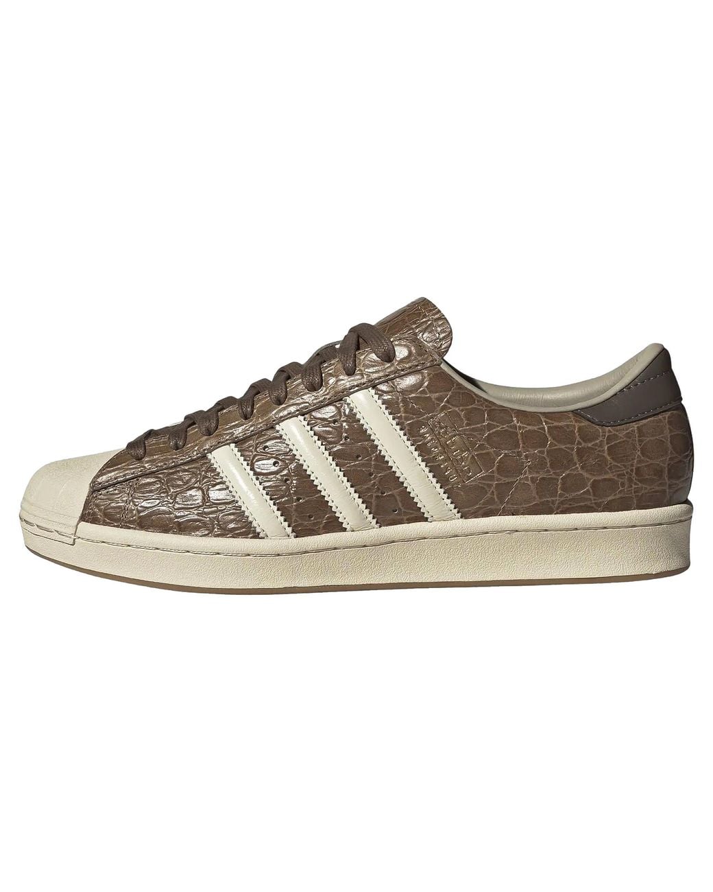 Adidas Black Superstar Vintage Matte Croc "Chalk" Kj7465" for men