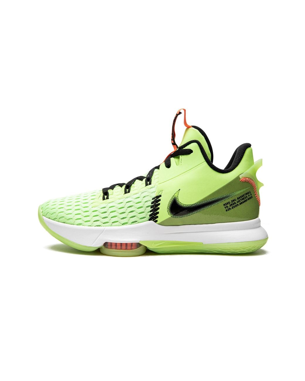 Nike Green Lebron Witness V "Lime Glow" Cq9380 300" for men
