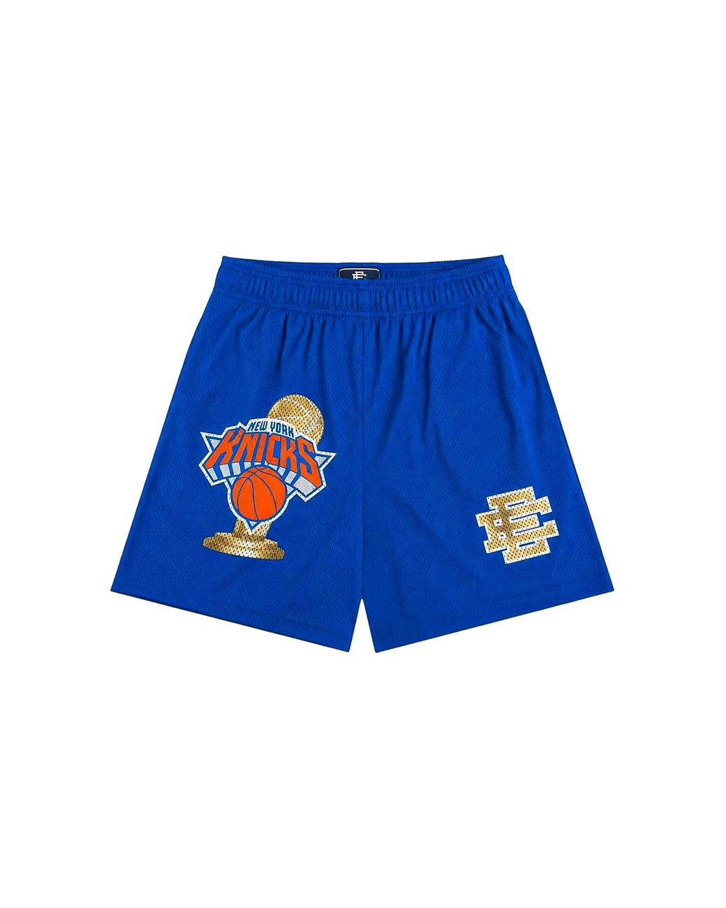 Eric Emanuel Blue New York Knicks Champ Shorts Ee937" for men