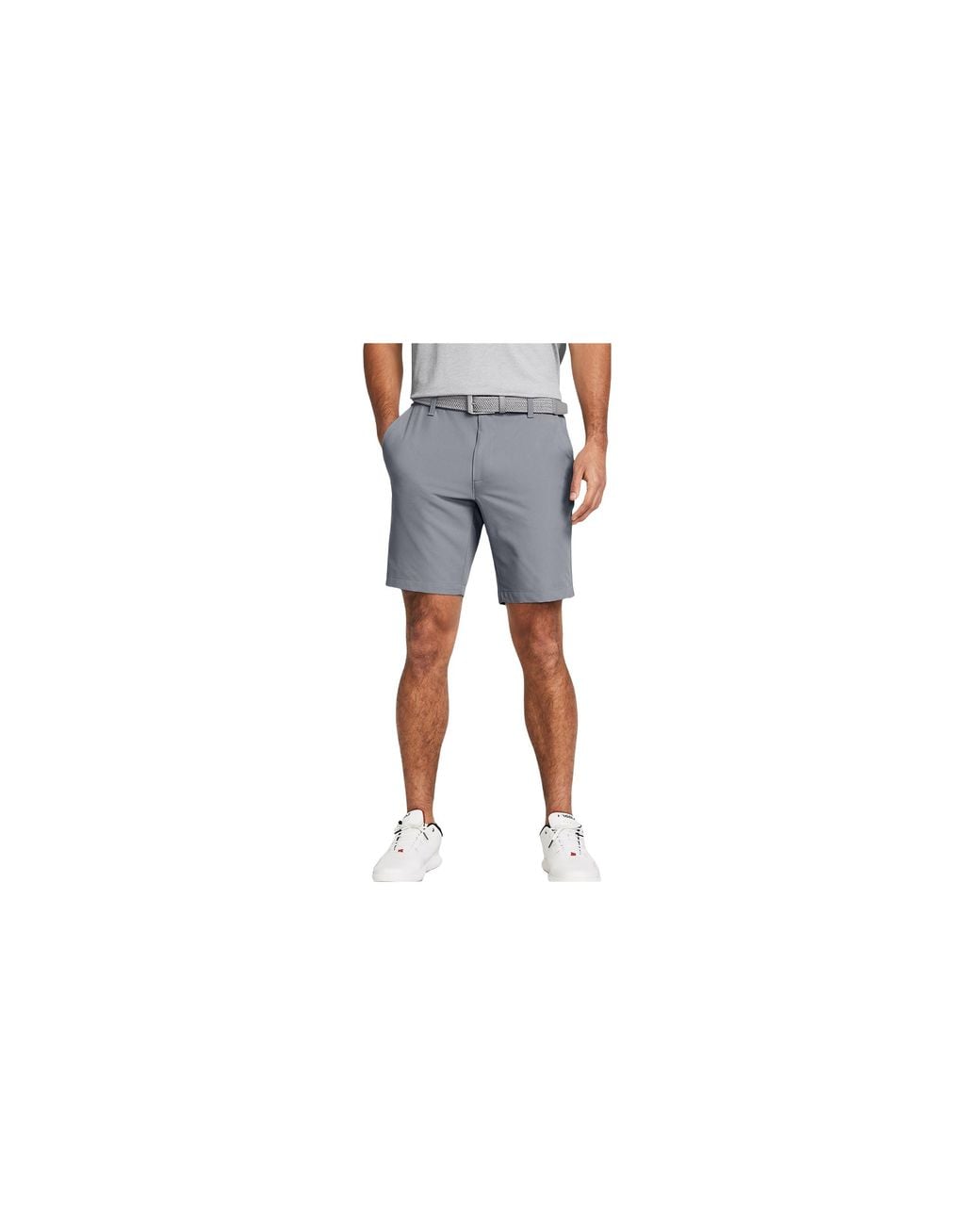 Under Armour Black Drive Tapered 9" Shorts "Steel Halo" 1384467 035" for men