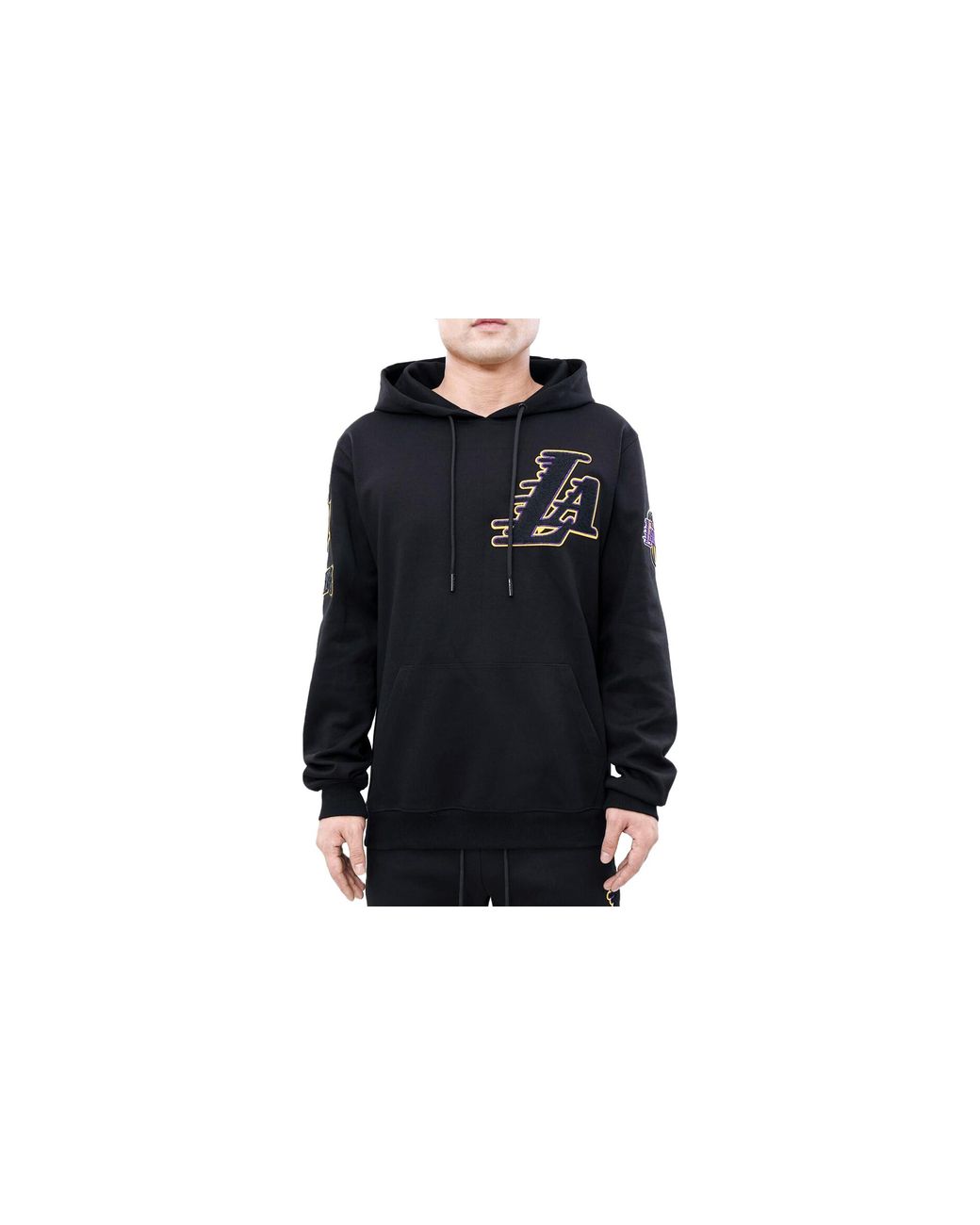 Pro Standard Black Nba Los Angeles Lakers Logo P/O Hoodie Bll551540 Blk" for men