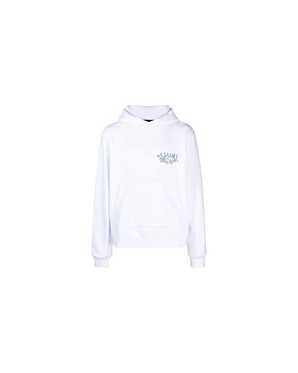 Amiri Black Floral Logo Hoodie Pf23Mjg026 100" for men