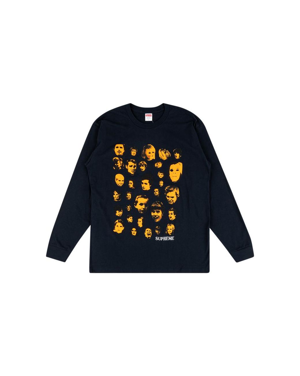 Supreme Faces Ls T-shirt 'fw 19' in Navy (Blue) for Men - Lyst