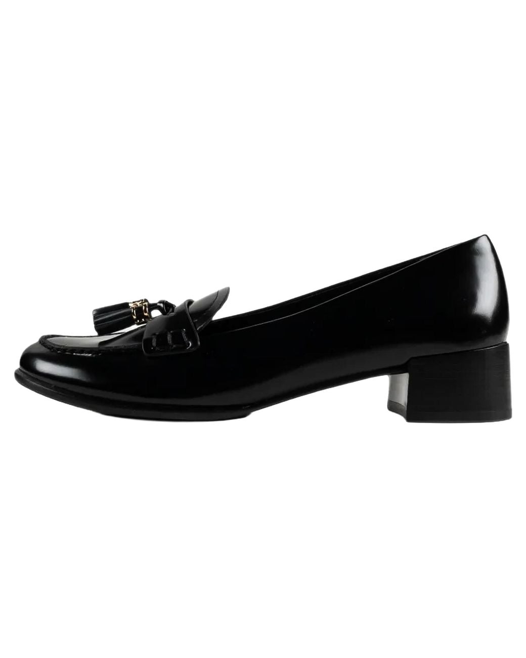 Tory Burch Black Tassel 30Mm Loafer "Perfect" 188314 006"