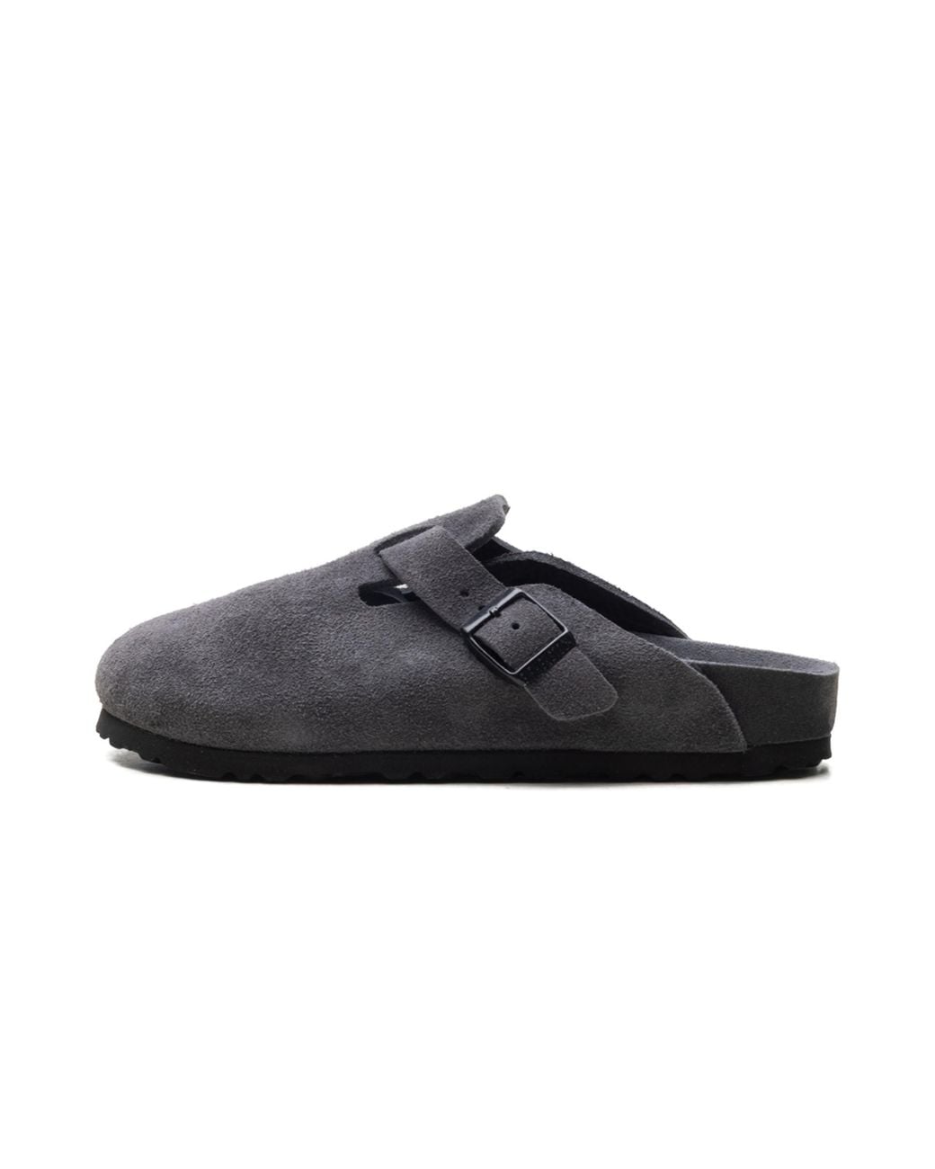 Birkenstock Black Boston Exquisite Suede "Narrow Fit for men