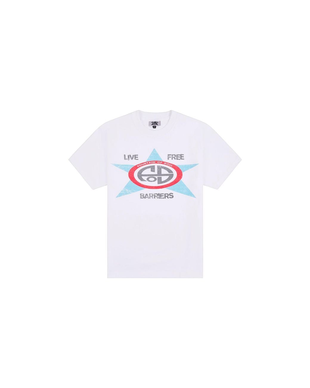 Barriers Black Fountain Of Soul T-Shirt Bar55" for men