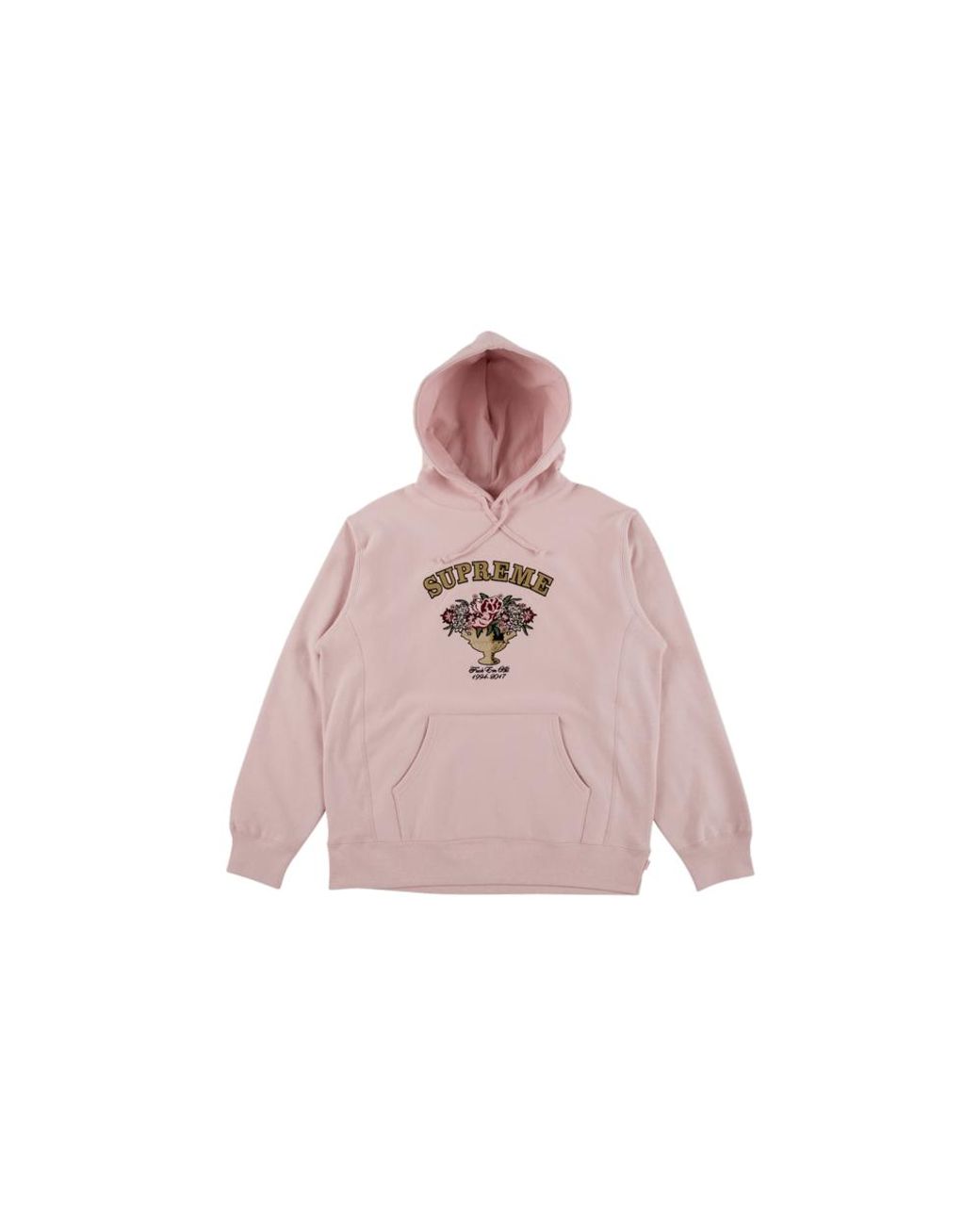 Supreme Centerpiece Hooded Sweatshirt in Pale Pink (Pink) for Men - Lyst