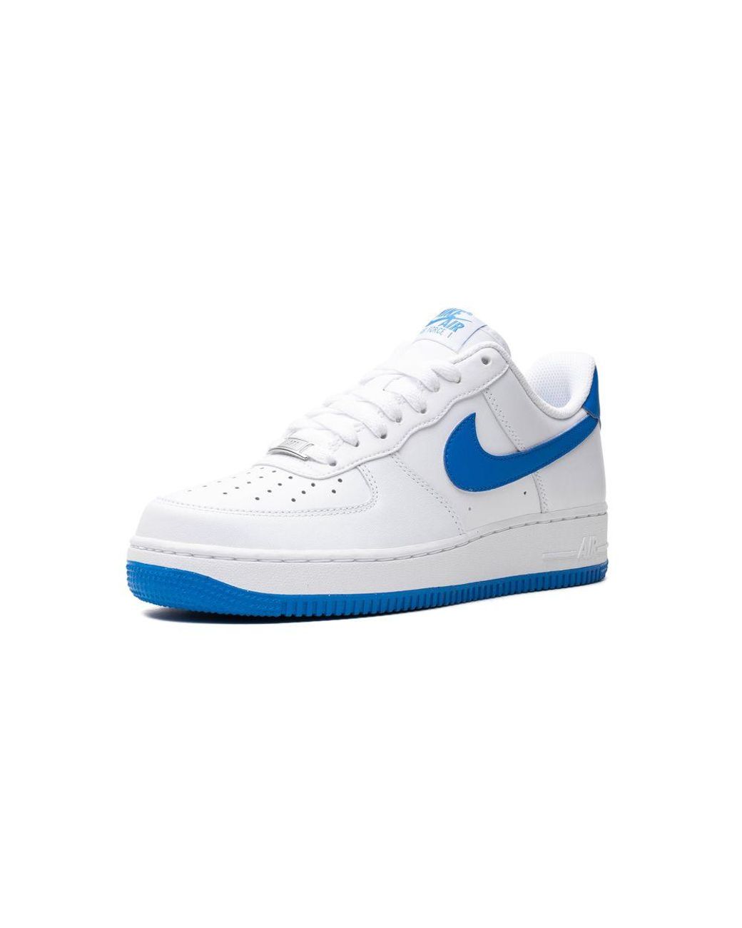 air force 1s white and blue
