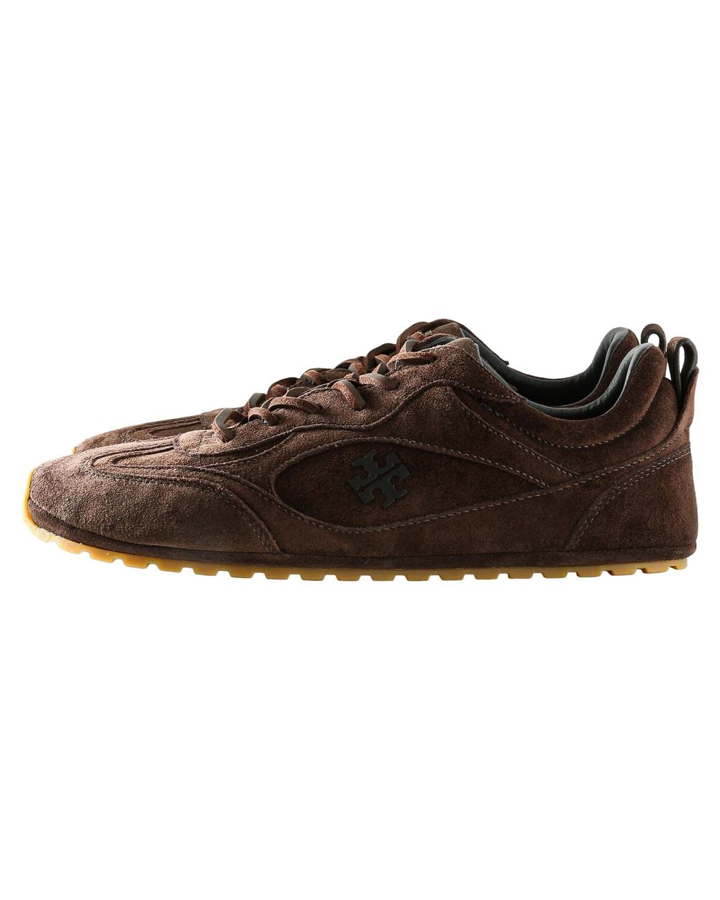 Tory Burch Black Field Sneakers "Dark Cocoa" 187903 200"