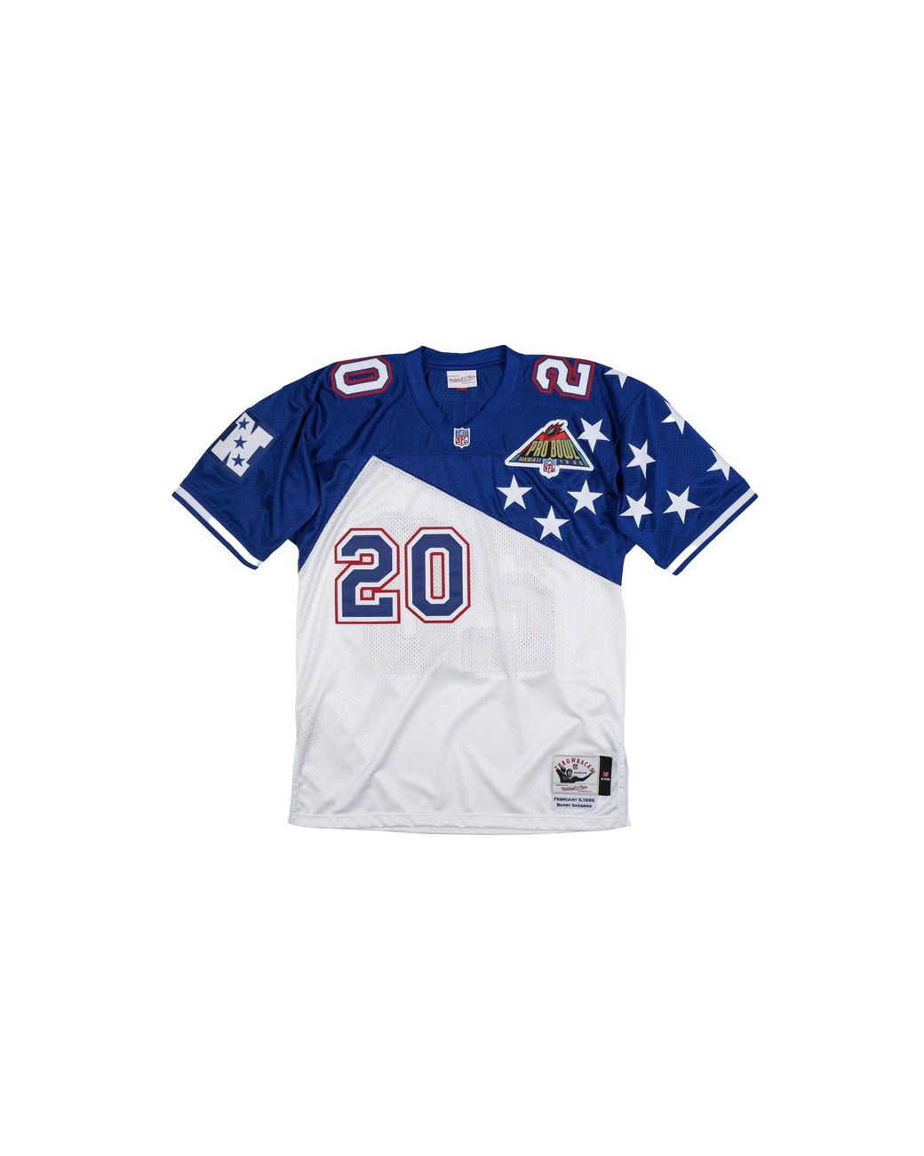 Mitchell & Ness Black Nfl Authentic Jersey "Nfc 94 Barry Sanders" Ajy6Lg19118 Nfcwhry94Bsa" for men