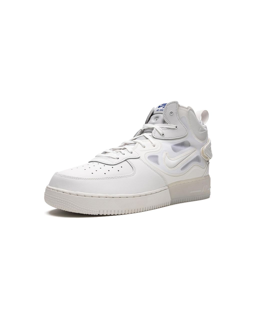 Nike Gray Air Force 1 Mid React "Air Force 1 Mid React Dq1872 101" for men