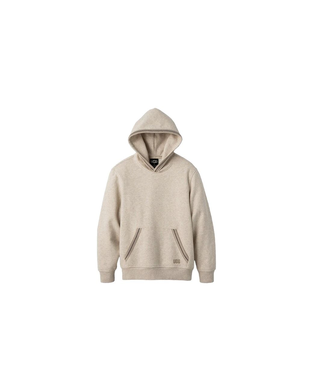 Ugg Black Tasman Hoodie "Caribou Heather" 1147090 Cbhh" for men