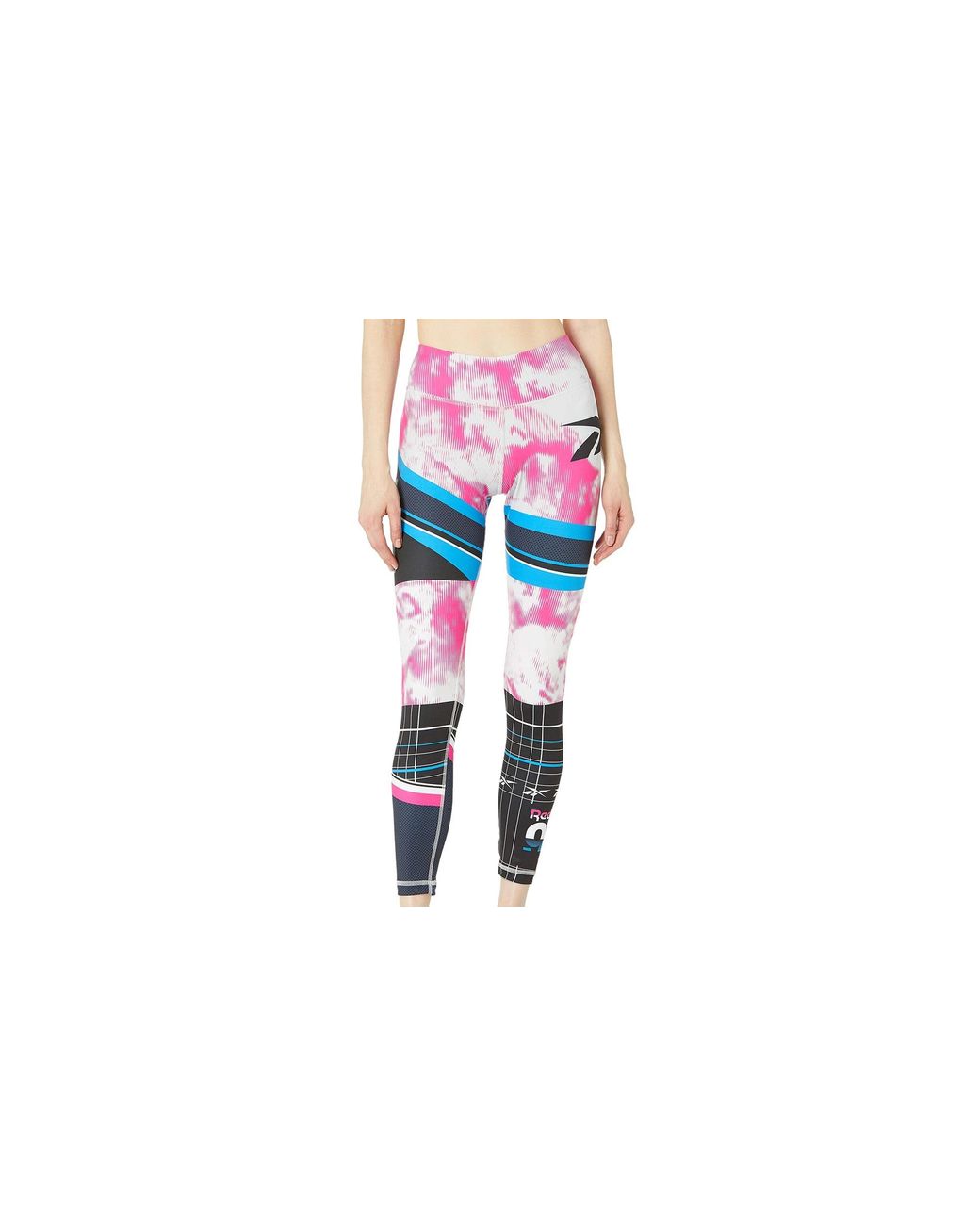Reebok Black Workout Ready Myt Aop Tight Fu2420"