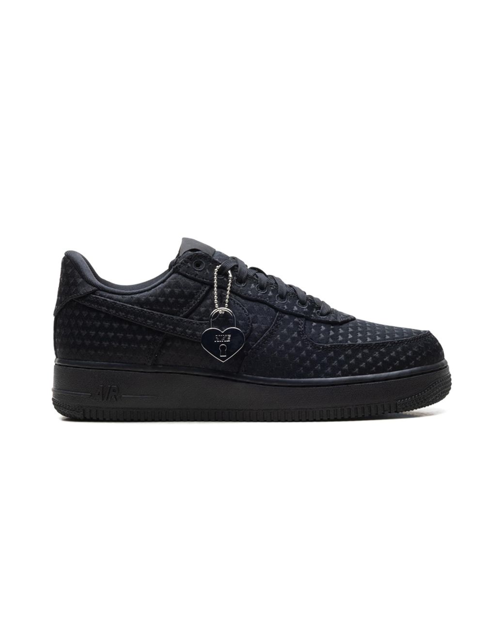 Nike Black Air Force 1 Low "Valentine's Day