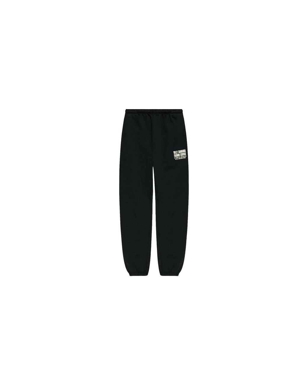 Willy Chavarria Black Fashion Services Buffalo Sweatpants Wcjsy0183 001" for men