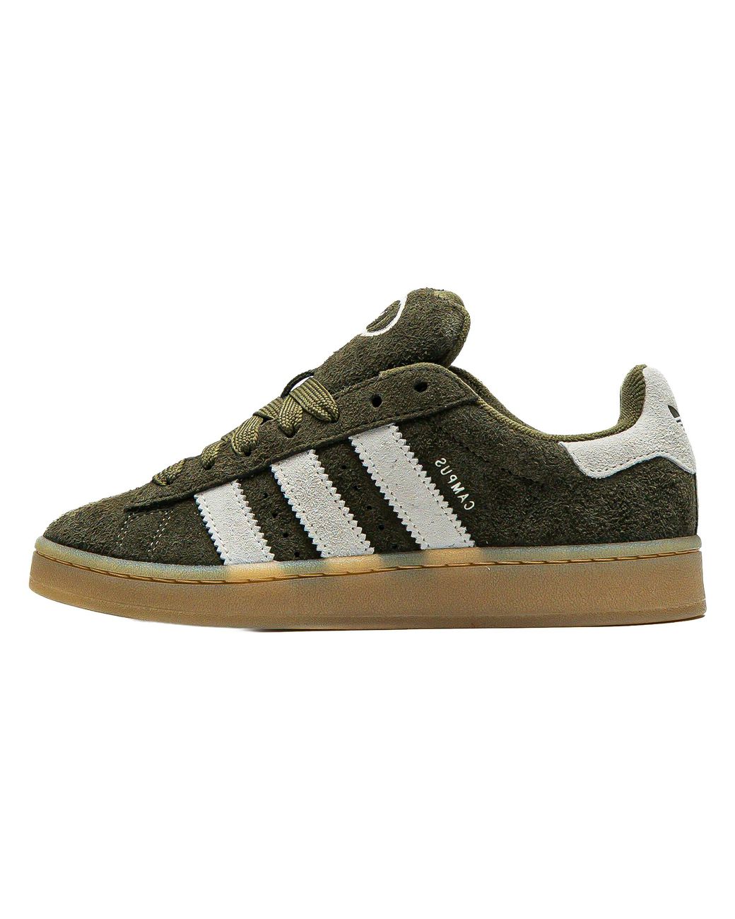 Adidas Black Campus 00S "Camp Medium Dark Khaki Off Gum" Jq8355" for men