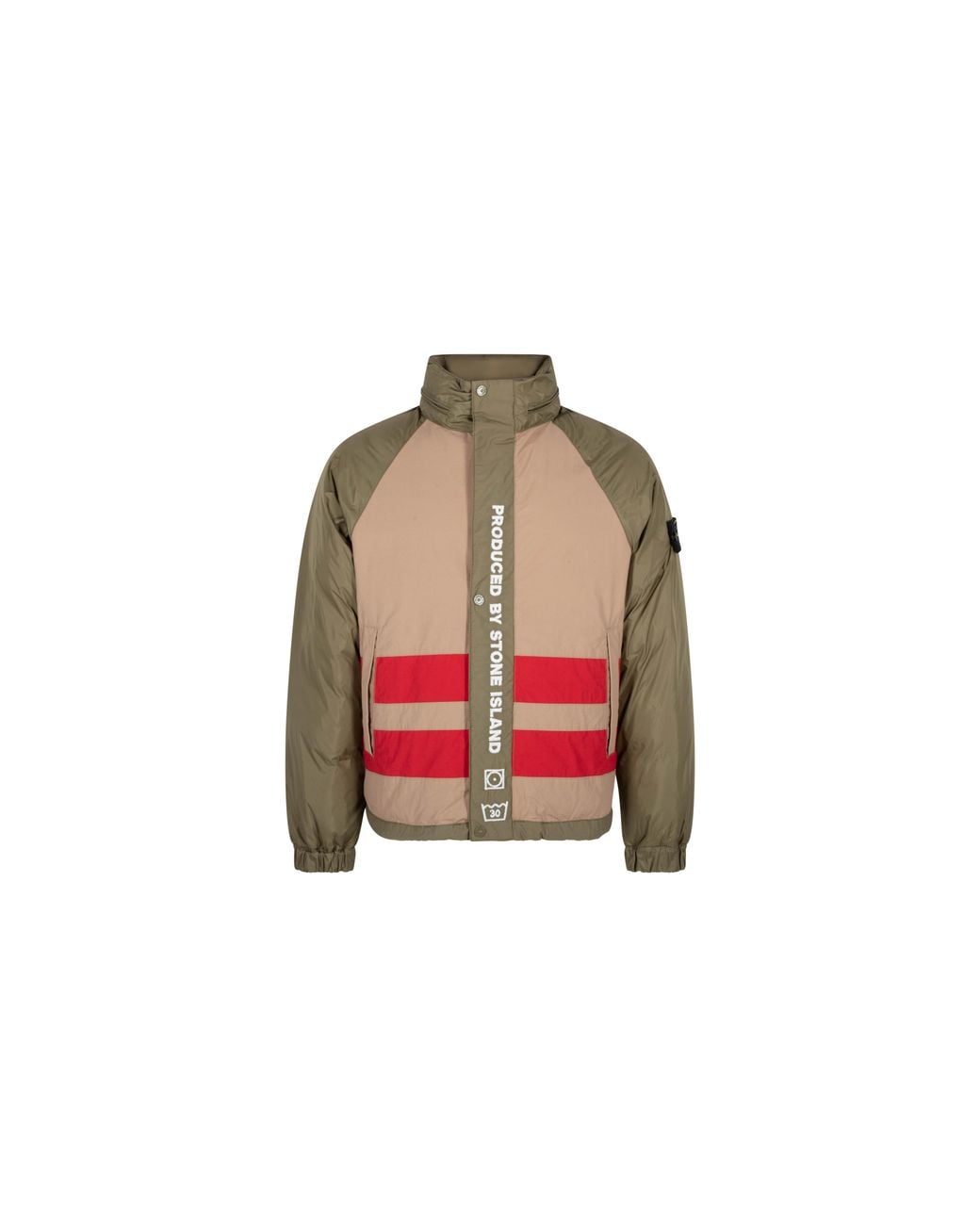 Supreme Red Stone Island Reversible Down Puffer Jacket Su633"
