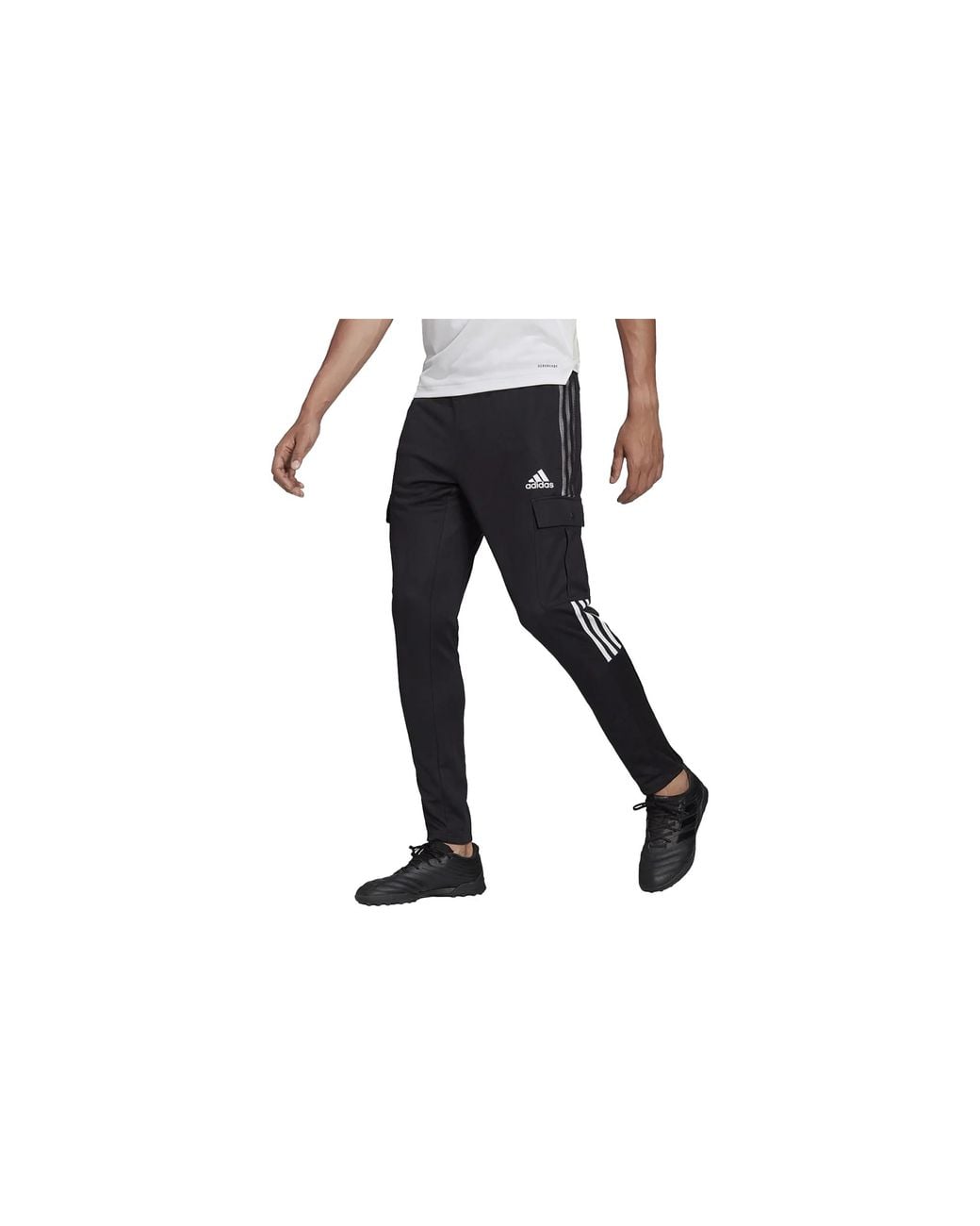 Adidas Black Tiro Winterized Cargo Pants Hc7703" for men
