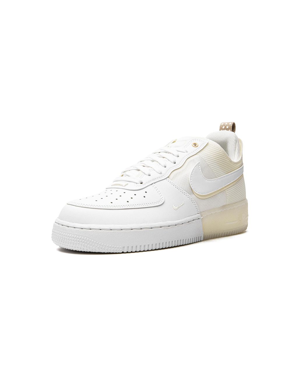 Nike Black Air Force 1 React "Coconut Milk" Dh7615 100" for men