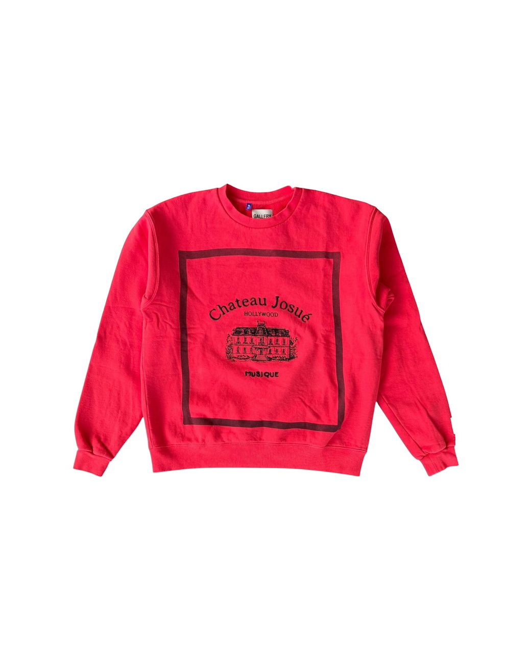 GALLERY DEPT. Red Musique Graphic Sweater & Gd278" for men