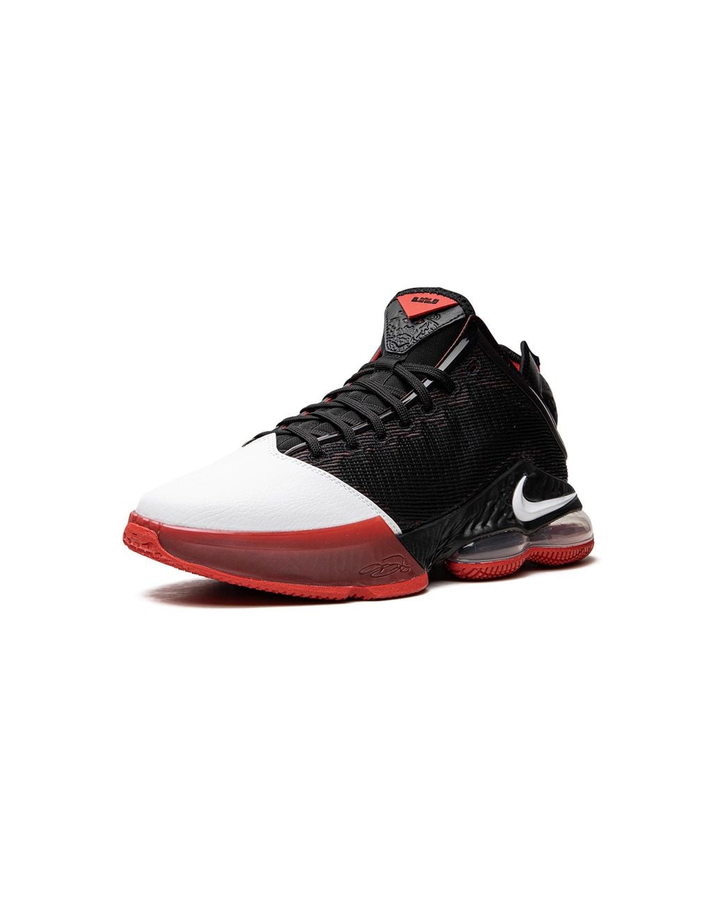 Nike Black Lebron 19 Low "Bred" Dh1270 001" for men
