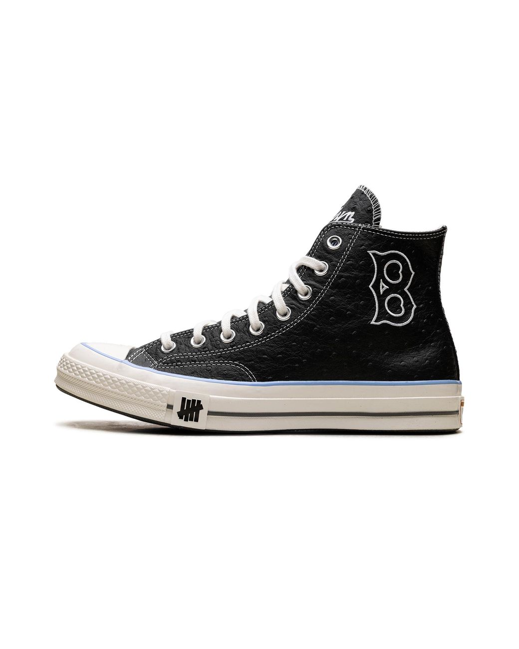 Converse Black Chuck Taylor All Star Hi "Undefeated X Brooklyn Dodgers Ostrich" A21717C" for men