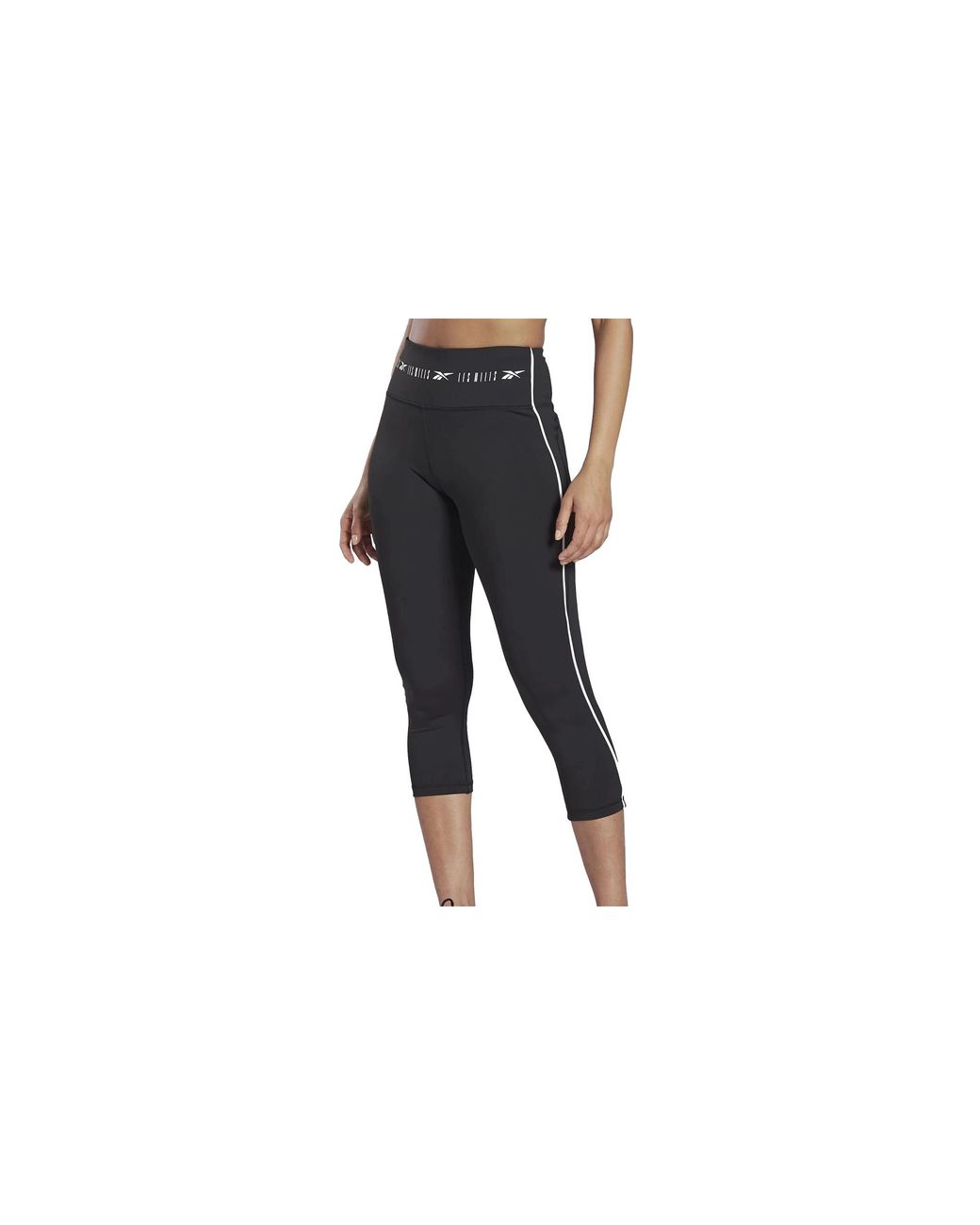 Reebok Black Les Mils High Rise 3/4 Tight Ge1006"