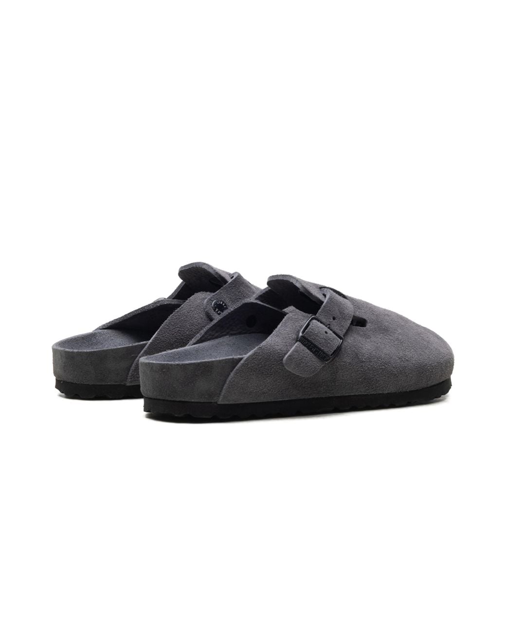 Birkenstock Black Boston Exquisite Suede "Narrow Fit for men