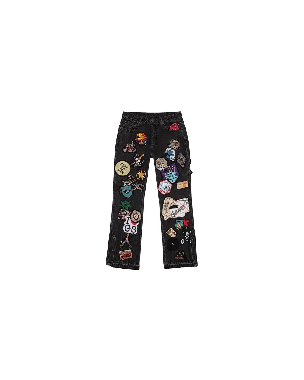 GODSPEED NEW YORK Black Patchwork Denim Y9Nw59X4" for men