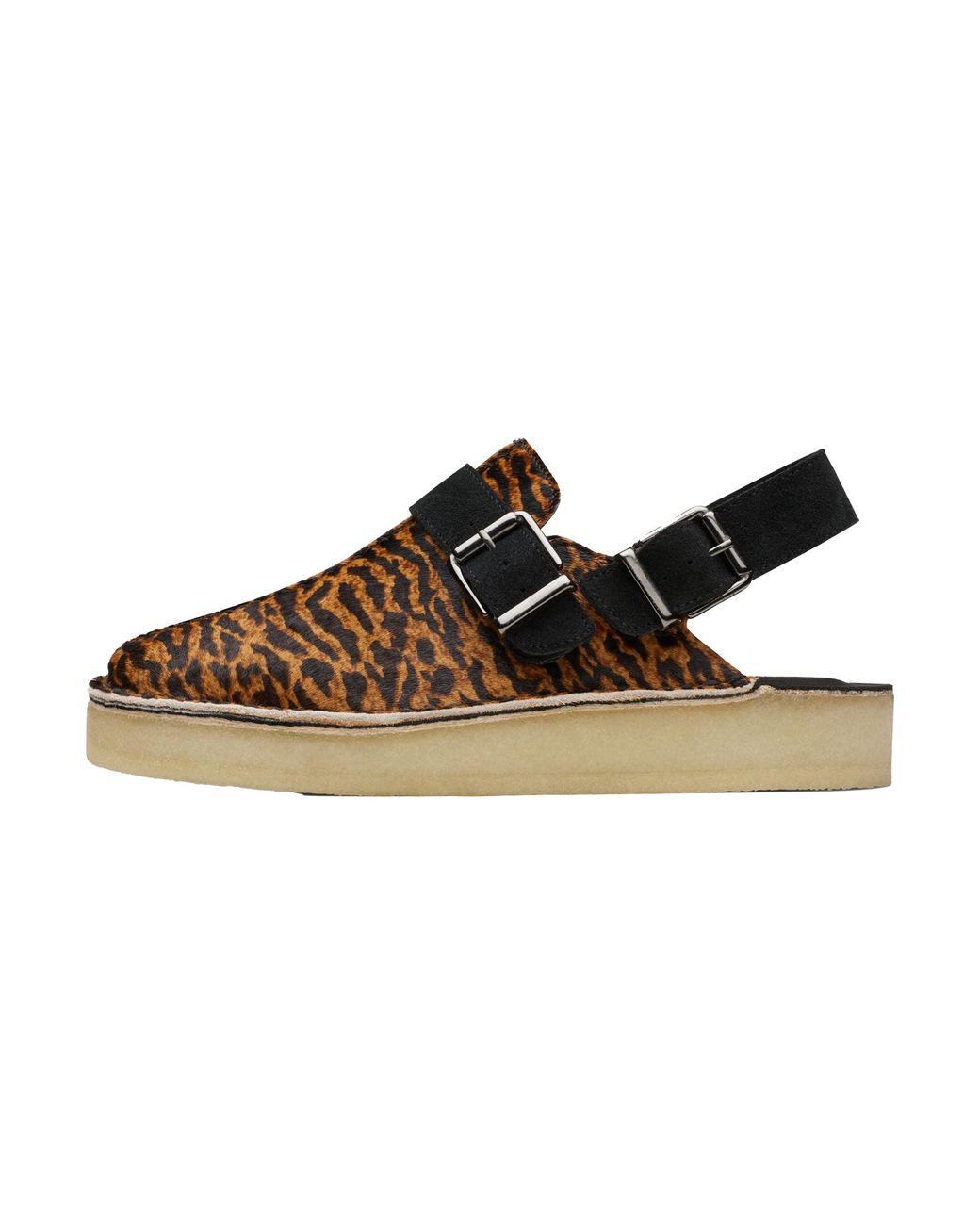 Clarks Black Trek Mule "Tortoiseshell" 26169977"