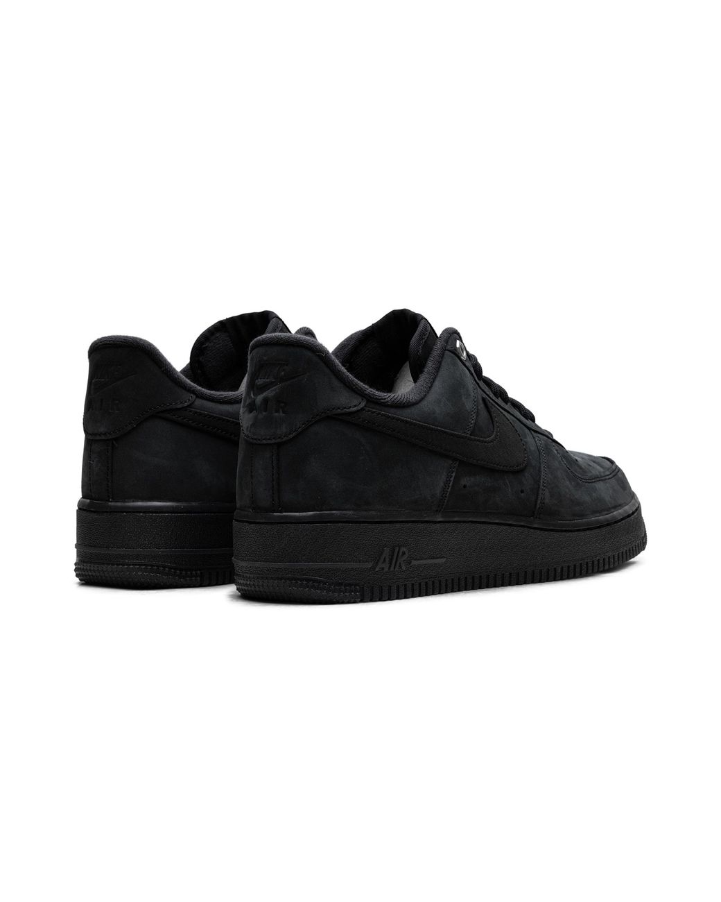 Nike Black Air Force 1 Low '07 Wb "Triple Nubuck" Cj9179 001" for men