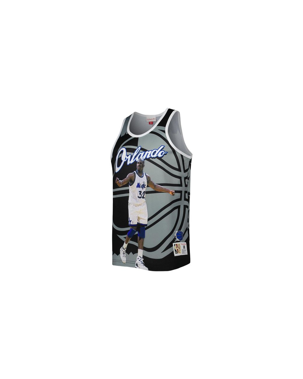 Mitchell & Ness Black Sublimated Player Tank "Shaquille O'Neal" Tmtk3207 Omayysonbkgy" for men