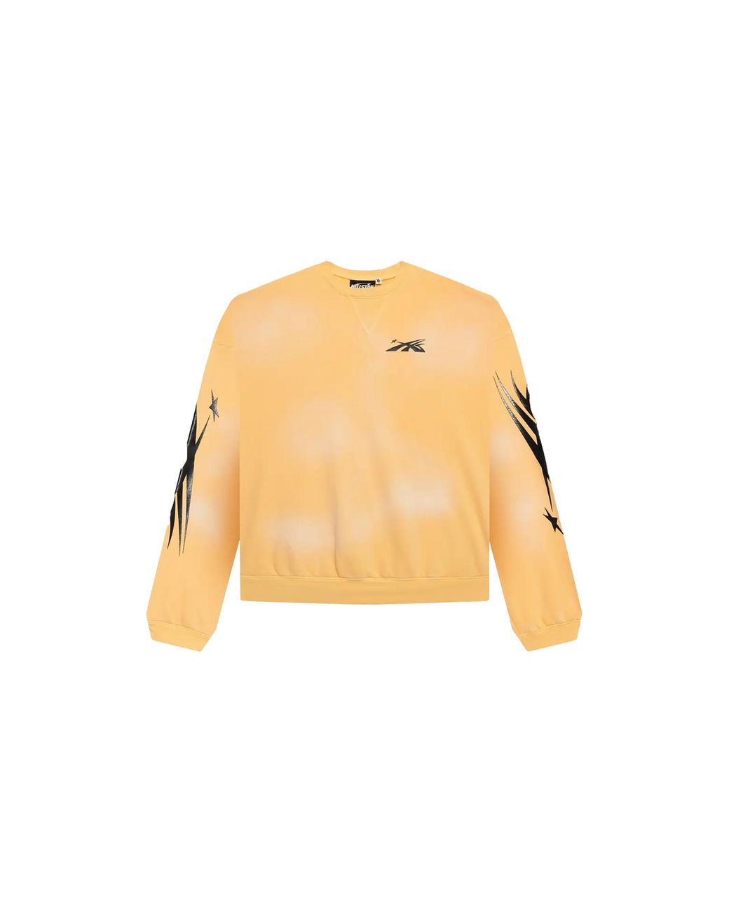 HELLSTAR Black Sports Crewneck Hsr052" for men